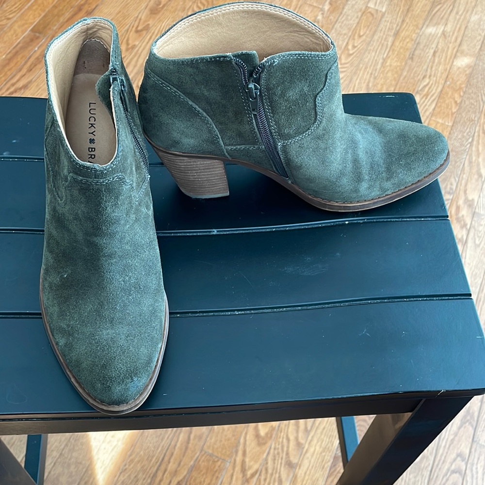 Lucky Brand Ankle Boot-Green